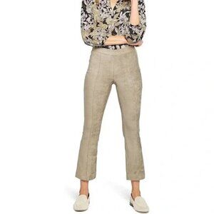 NYDJ Faux Suede Pull-on Bootcut Pants In Saddlewood Size 18